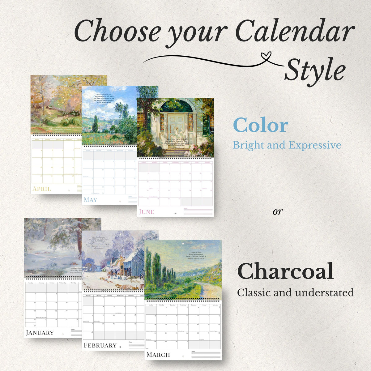 2027 A Year of Promises Wall Calendar – Horizontal