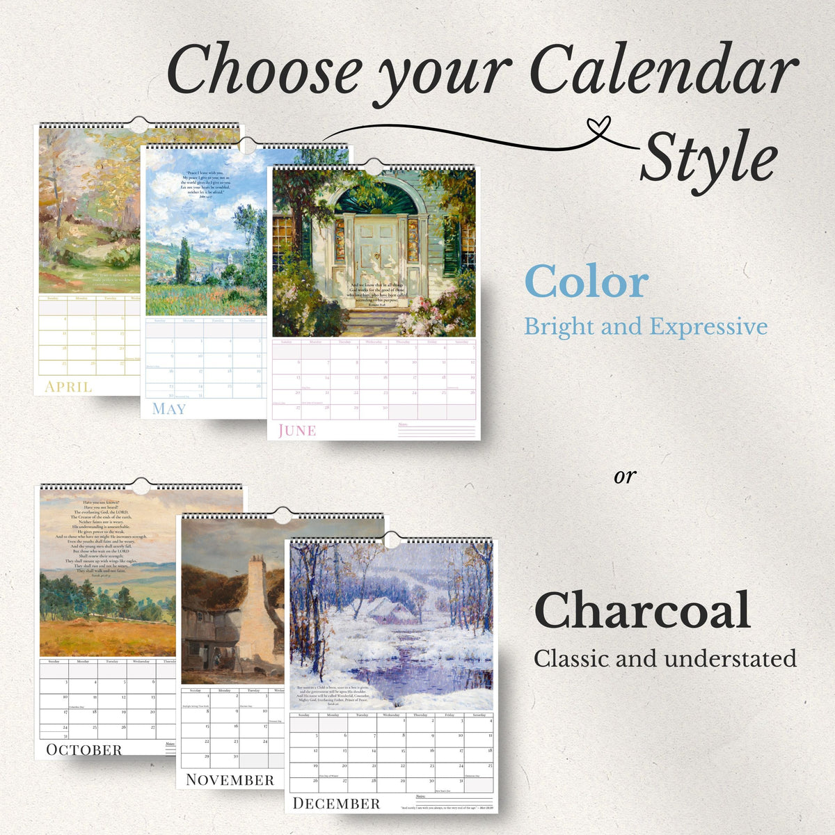 2027 A Year of Promises Wall Calendar – Small