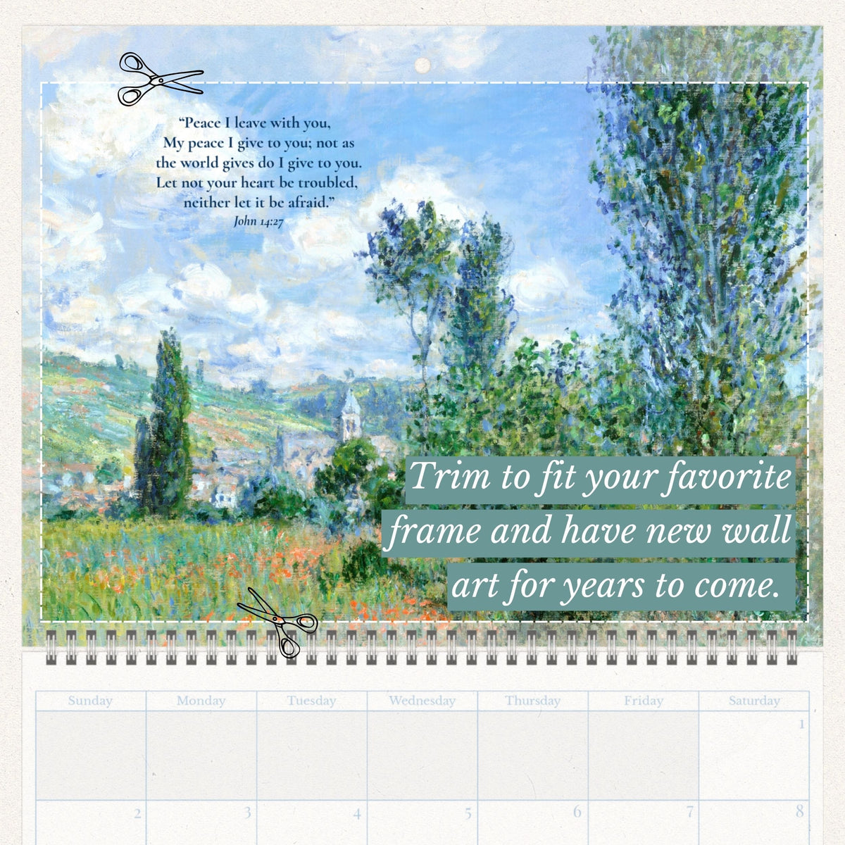 2027 A Year of Promises Wall Calendar – Horizontal