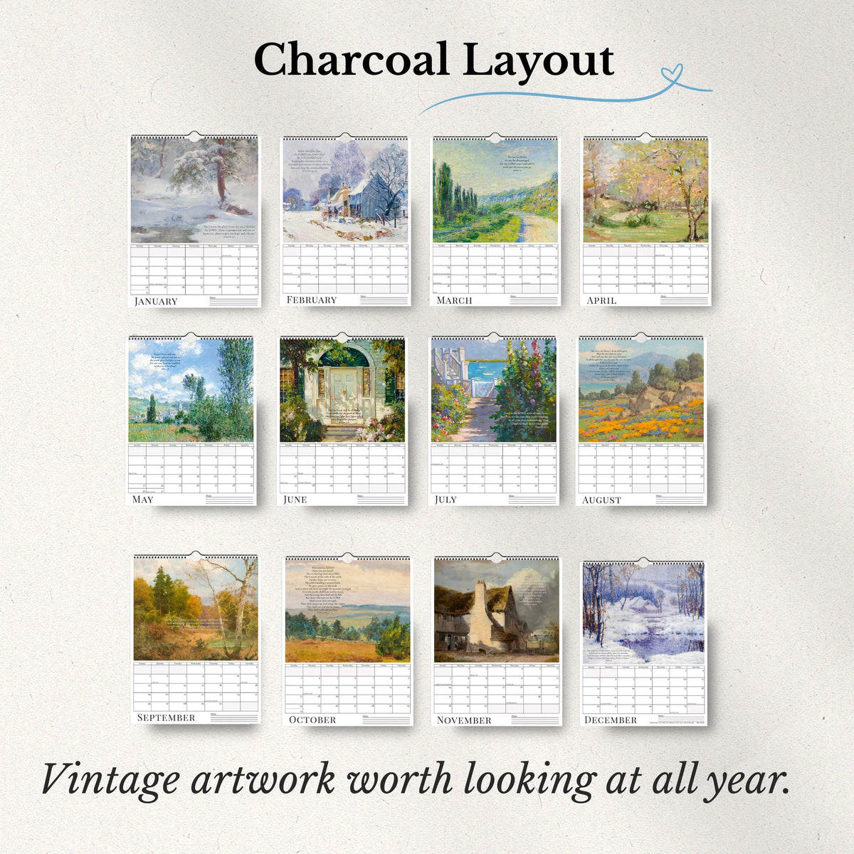 2027 A Year of Promises Wall Calendar – Small