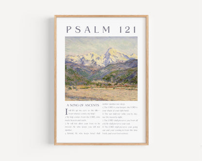 Psalm 121 Wall Art - NKJV