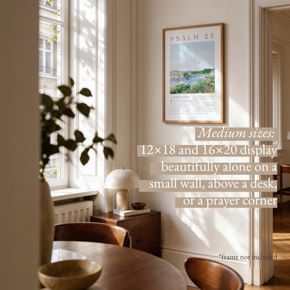 Psalm 23, The Lord is My Shepherd Art Print