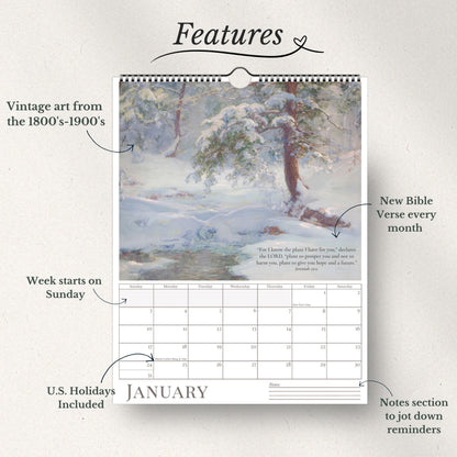 2027 A Year of Promises Wall Calendar – Small