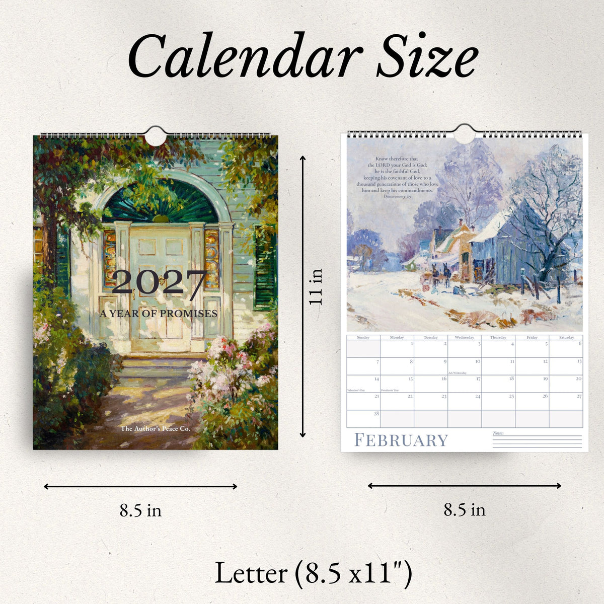 2027 A Year of Promises Wall Calendar – Small