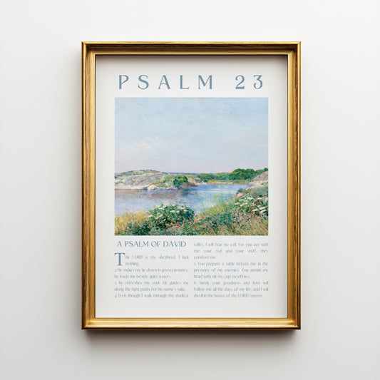 Psalm 23 Art Print