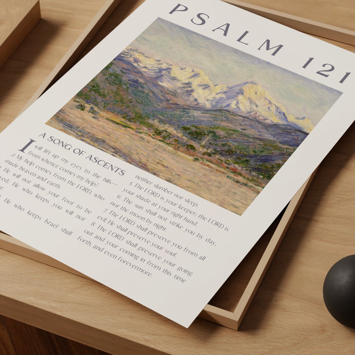 Psalm 121 Wall Art - NKJV