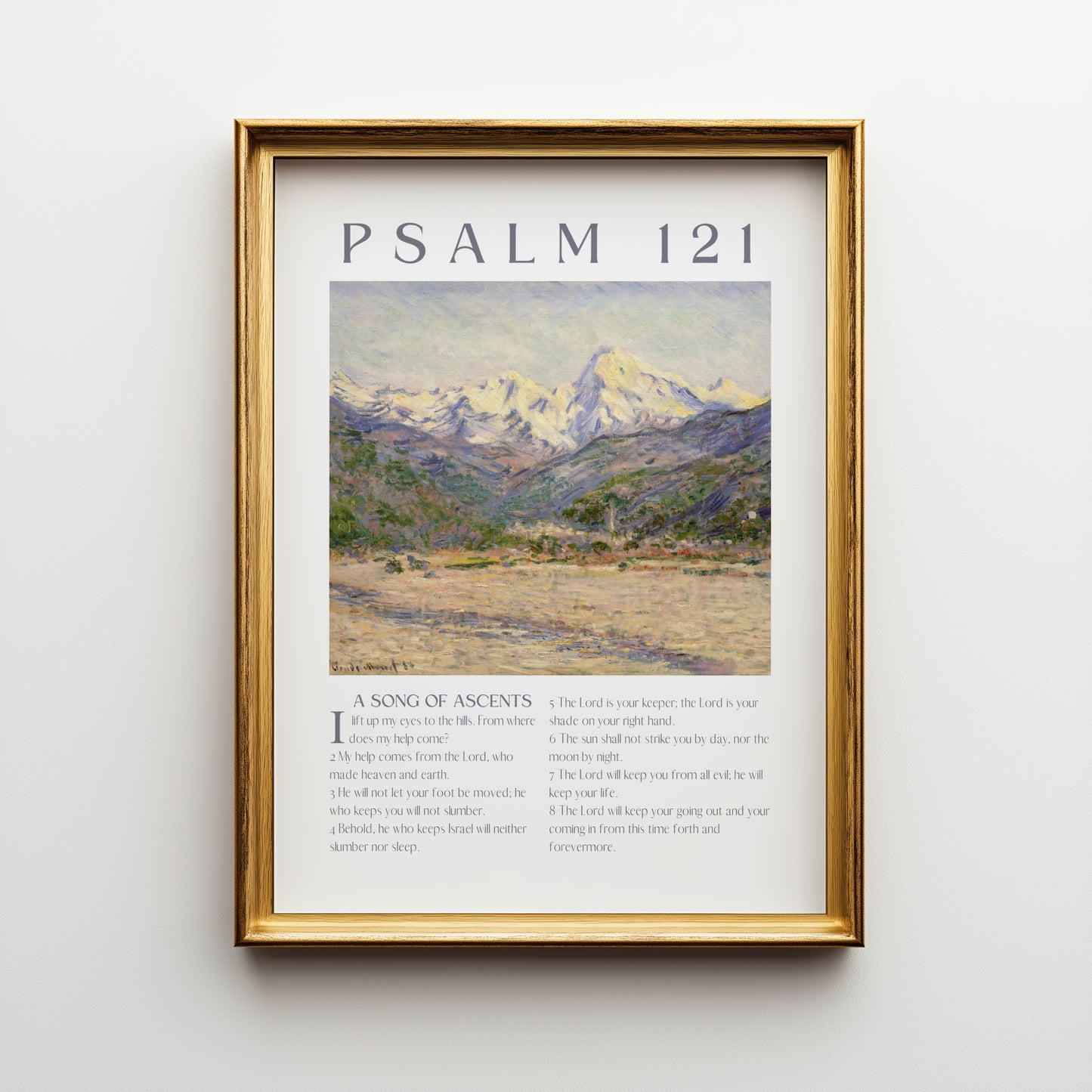 Psalm 121 Art Print